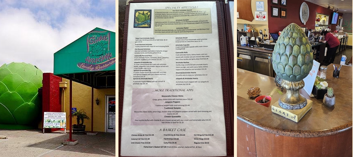 Giant Artichoke Restaurant Castroville
