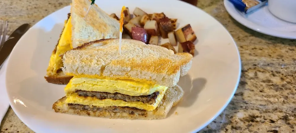 Sausage Artichoke Cheese Sandwich